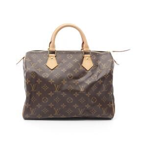 Louis Vuitton Speedy handbag canvas leather Monogram bag brown
